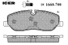 ICER 181660-700 (181660700) Brake Pad Set, disc brake