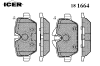 ICER 181664 Brake Pad Set, disc brake
