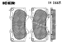 ICER 181665 Brake Pad Set, disc brake