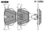 ICER 181684 Brake Pad Set, disc brake