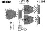 ICER 181693 Brake Pad Set, disc brake