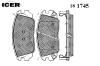 ICER 181745 Brake Pad Set, disc brake