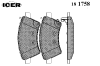 ICER 181758 Brake Pad Set, disc brake