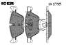 ICER 181795 Brake Pad Set, disc brake