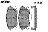ICER 181826 Brake Pad Set, disc brake