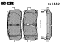 ICER 181839 Brake Pad Set, disc brake