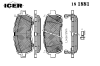 ICER 181881 Brake Pad Set, disc brake