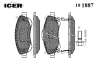 ICER 181887 Brake Pad Set, disc brake