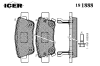 ICER 181888 Brake Pad Set, disc brake