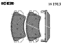 ICER 181913 Brake Pad Set, disc brake