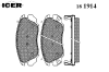 ICER 181914 Brake Pad Set, disc brake
