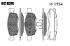 ICER 181924 Brake Pad Set, disc brake