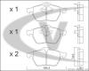 VAICO V10-8130 (V108130) Brake Pad Set, disc brake