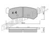 TRUSTING 527.0 (5270) Brake Pad Set, disc brake