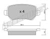 TRUSTING 558.1 (5581) Brake Pad Set, disc brake