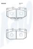 KAVO PARTS BP-8016 (BP8016) Brake Pad Set, disc brake