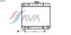 AVA QUALITY COOLING MS2043 Radiator, engine cooling