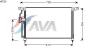 AVA QUALITY COOLING OL5228 Condenser, air conditioning