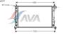 AVA QUALITY COOLING SB2037 Radiator, engine cooling
