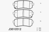 NIPPARTS J3610512 Brake Pad Set, disc brake