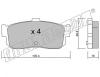 fri.tech. 200.0 (2000) Brake Pad Set, disc brake