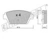 fri.tech. 235.0 (2350) Brake Pad Set, disc brake