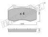 fri.tech. 667.0 (6670) Brake Pad Set, disc brake