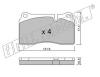 fri.tech. 711.0 (7110) Brake Pad Set, disc brake