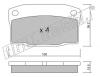 fri.tech. 742.0 (7420) Brake Pad Set, disc brake