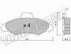 fri.tech. 073.0 (0730) Brake Pad Set, disc brake