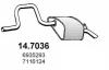 ASSO 14.7036 (147036) End Silencer