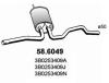 ASSO 58.6049 (586049) Middle Silencer