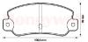 JURID 571474J Brake Pad Set, disc brake