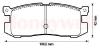 JURID 572169J Brake Pad Set, disc brake
