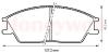 JURID 572268J Brake Pad Set, disc brake