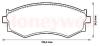 JURID 572343J Brake Pad Set, disc brake