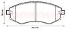 JURID 572347J Brake Pad Set, disc brake