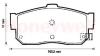 JURID 572376J Brake Pad Set, disc brake