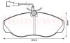 JURID 573060J Brake Pad Set, disc brake