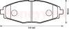 JURID 572402J Brake Pad Set, disc brake