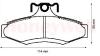 JURID 572406J Brake Pad Set, disc brake