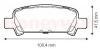 JURID 572424J Brake Pad Set, disc brake