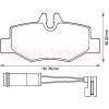 JURID 573222J Brake Pad Set, disc brake