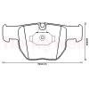 JURID 572507J Brake Pad Set, disc brake