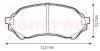 JURID 572437J Brake Pad Set, disc brake