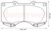 JURID 572515J Brake Pad Set, disc brake
