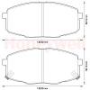 JURID 572577J Brake Pad Set, disc brake