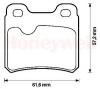 BENDIX 571407X Brake Pad Set, disc brake