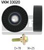 SKF VKM33020 Deflection/Guide Pulley, v-ribbed belt