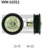 SKF VKM61011 Deflection/Guide Pulley, v-ribbed belt